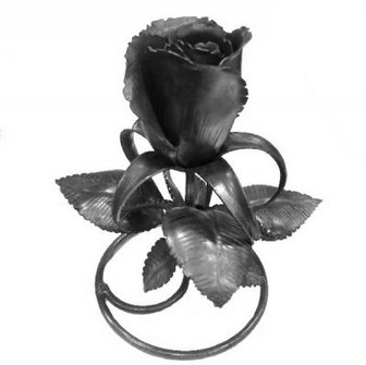 декоративная РОЗА С ПОДСТАВКОЙ (260x180) Арт. 2103